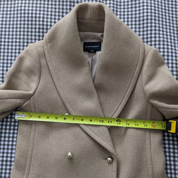 Club Monaco Wool Camel Coat - Picture 4 of 7
